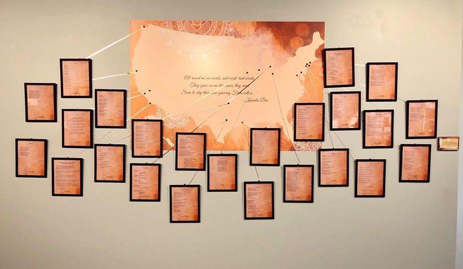 Poem on display: Smithsonian, 'Beyond Bollywood' project.