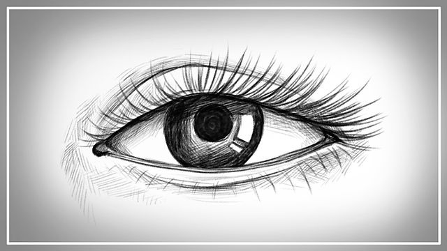 The image illustrates an eye tying into the theme of this blog post: Using Ayurveda to maintain eye health.